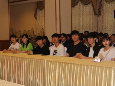 <i class=”far fa-edit”></i> พิธีเปิดกิจกรรมแลกเปลี่ยนถ่ายทอดวัฒนธรรมเกาหลี 2562