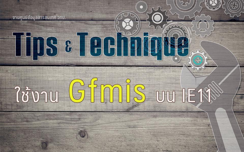  วิธีแก้โปรแกรม gfmis ให้ใช้ได้กับ IE11